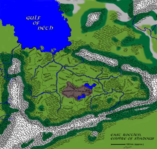 Fief map of East Roctien, 104 AU